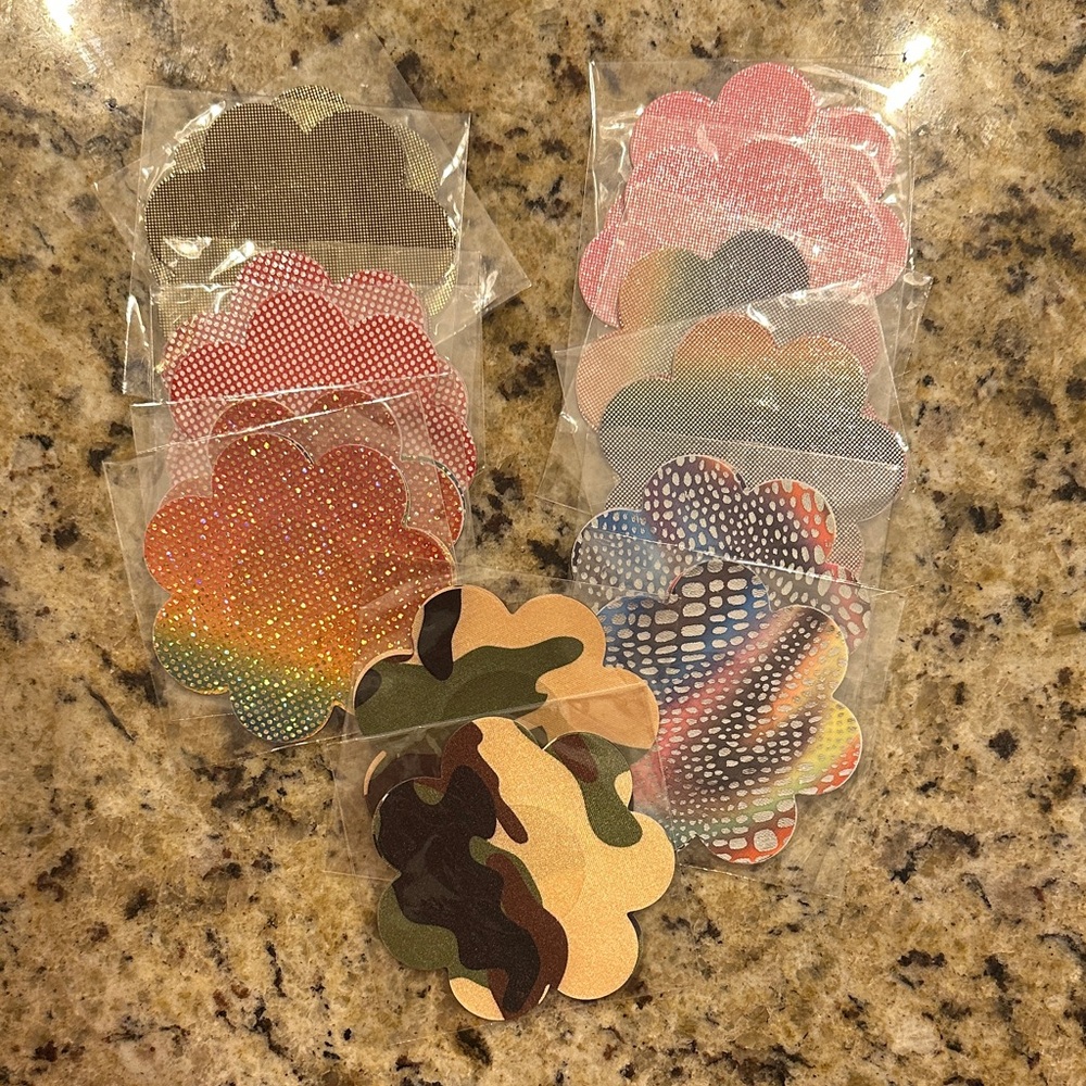 Flower pasties bundle Set of 14